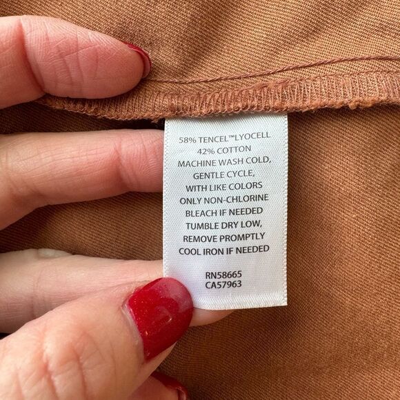 Treasure & Bond Utility Jacket Women’s XS Rust Neutral Basic Transitional - Picture 10 of 13